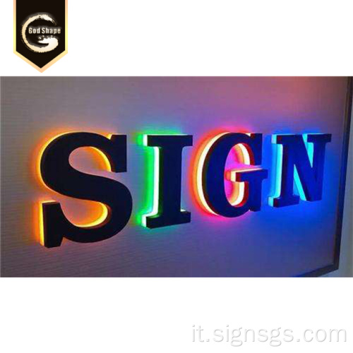 Lettera LED personalizzata per esterni